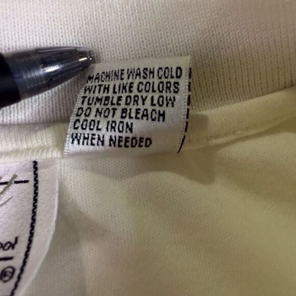 KT Golf Women’s ANIMAL‎ PRINT White GOLF POLO 1/4 Zip Golf Bag Appliqué Sz 1X - Picture 7 of 13